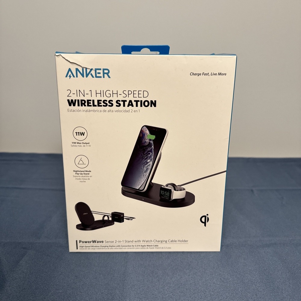 Anker B2595‎ Wireless Charging Station (IL/RT6-17601-B2595-NIB)